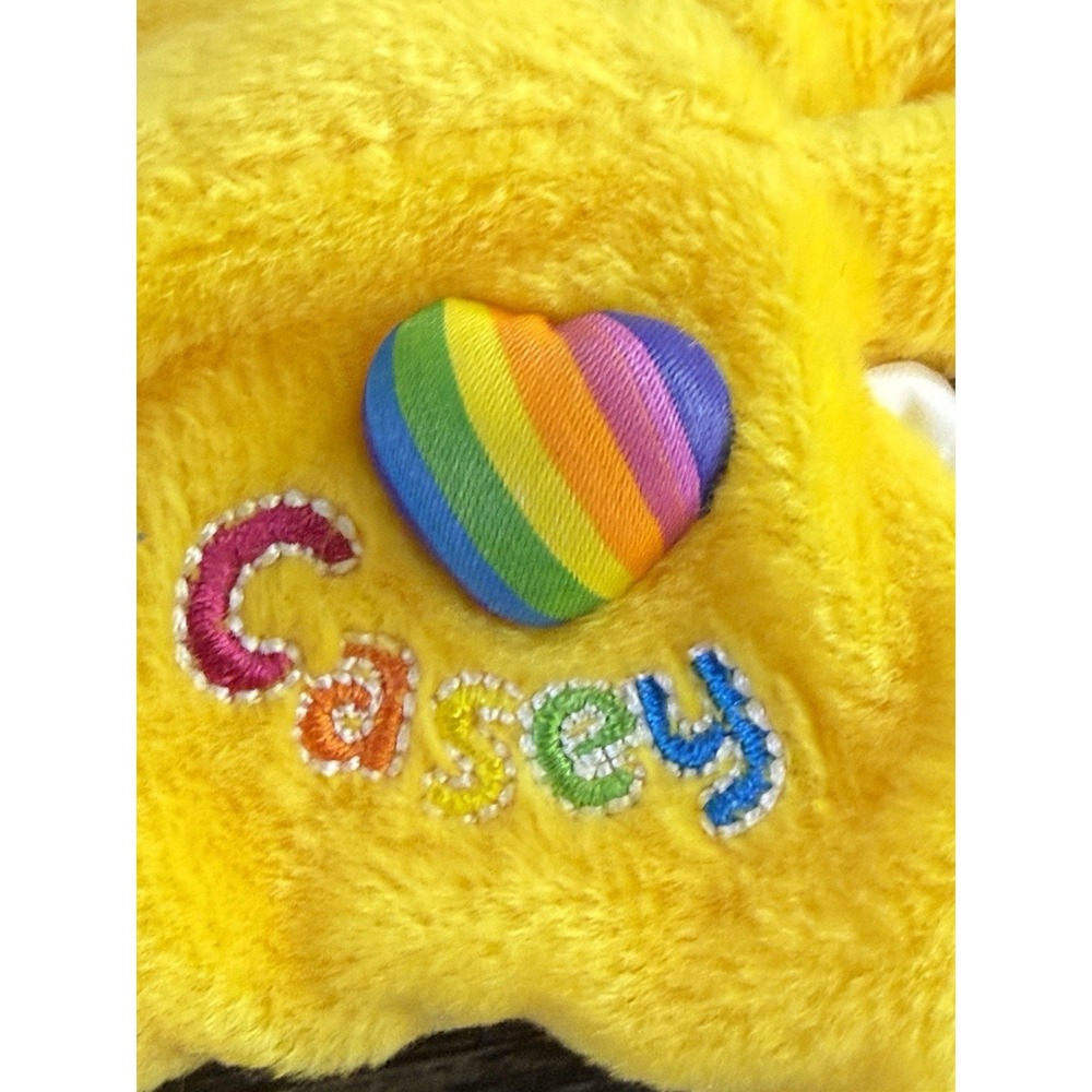 Vintage 90s World of LISA FRANK ~Casey~Fantastic Beans Buddies Plush - Picture 9 of 13